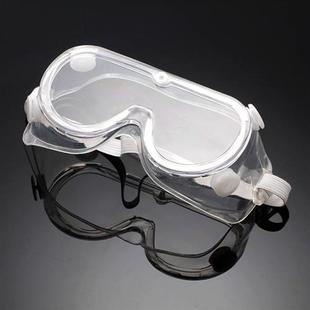 新品护防全劳保眼罩灰尘游泳眼镜镜平光密雾防护透明防封闭目防水