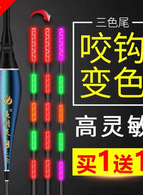渔眼正品电子水无影夜光漂
