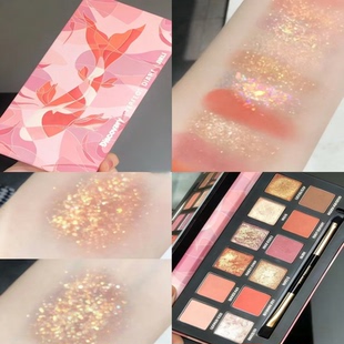 完美日记锦鲤眼影盘新款赤狐盘玫瑰小猪猫咪十二色动物眼影盘正品