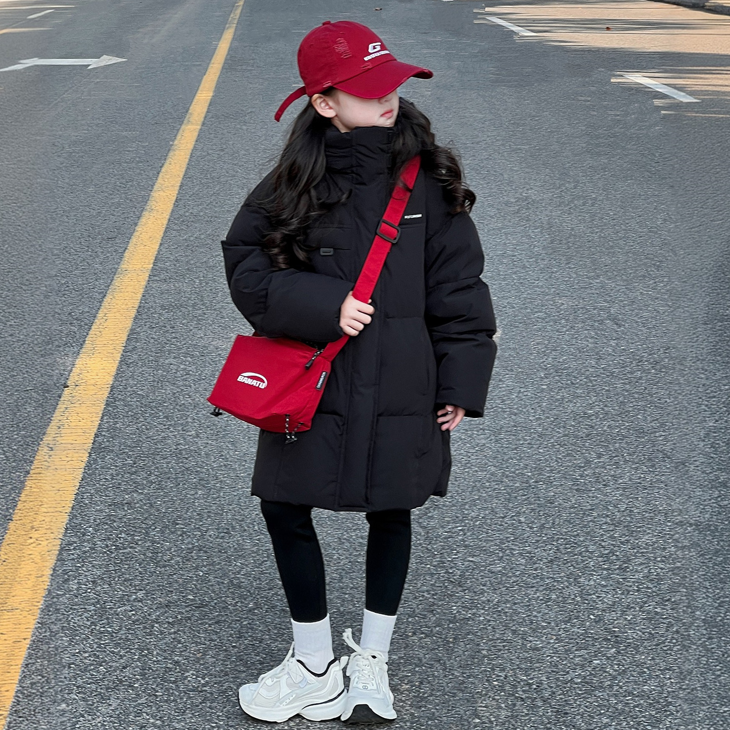 女童羽绒服加厚中长款保暖厚外套