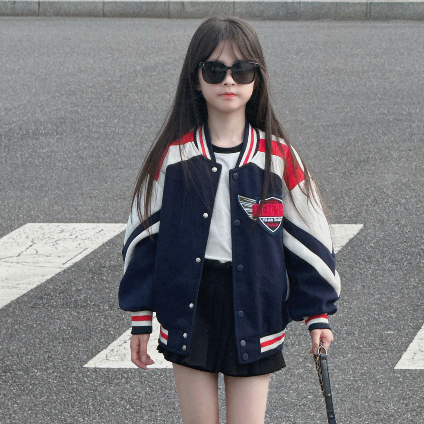 女童外套秋季洋气休闲运动棒球服