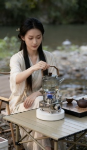 全新升级304不锈钢A1观火款矿物油煮茶炉室内户外火锅干锅煎牛排