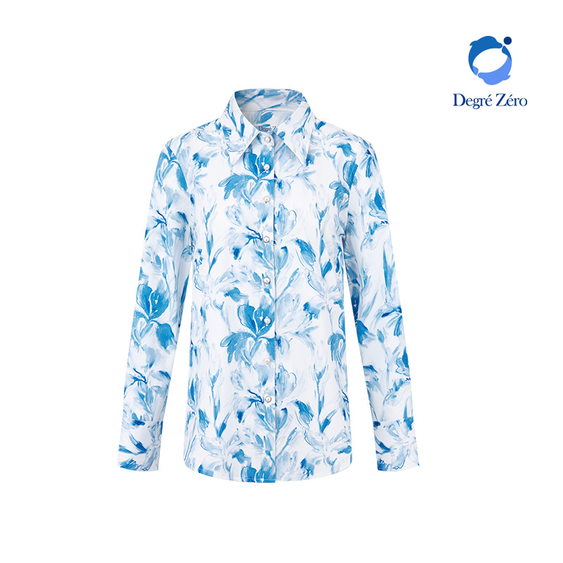 DegreZero女士抗菌印花衬衫