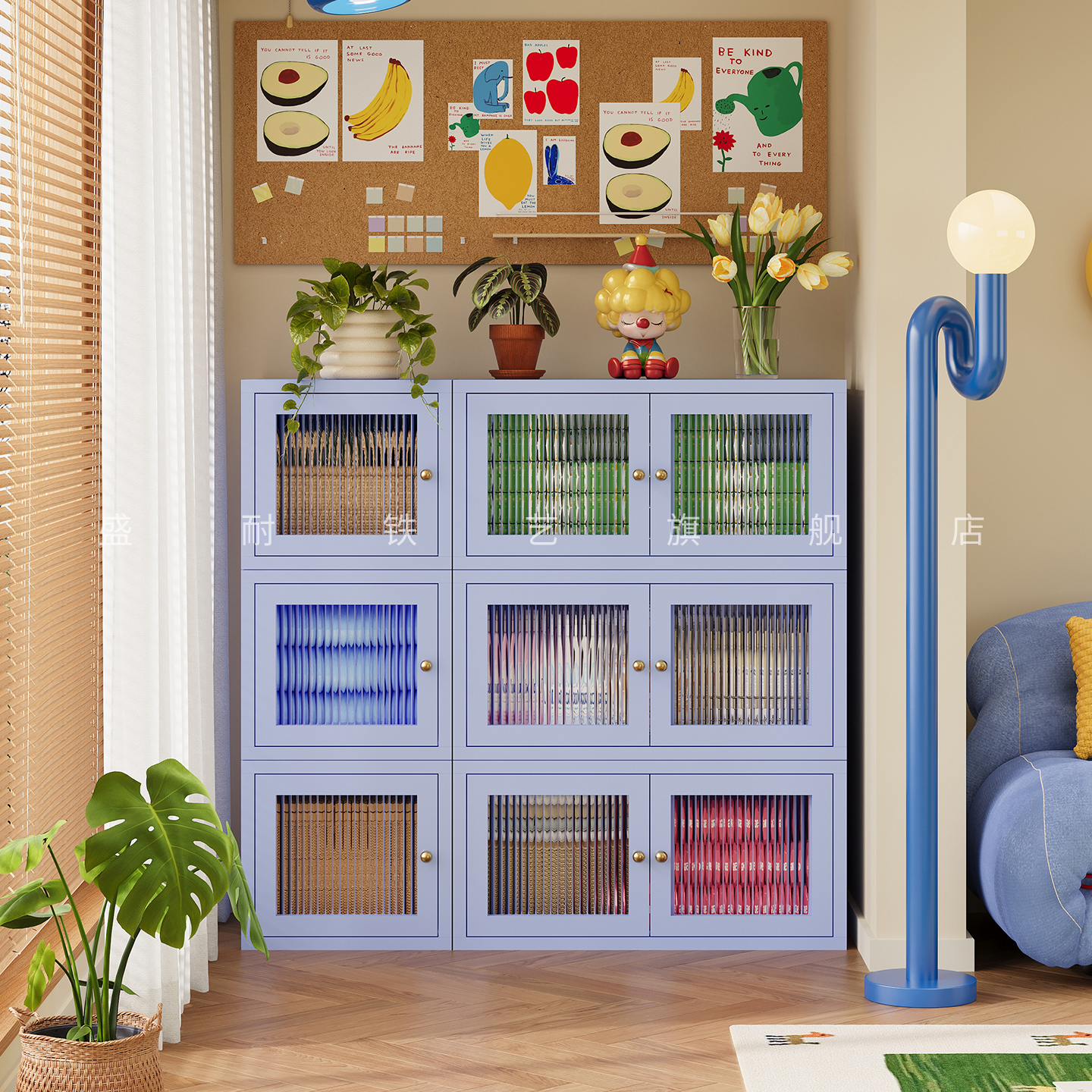 阳台收纳柜防水防晒室外大容量柜