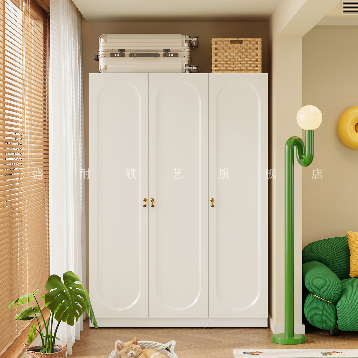 阳台收纳柜防水防晒钢制大容量