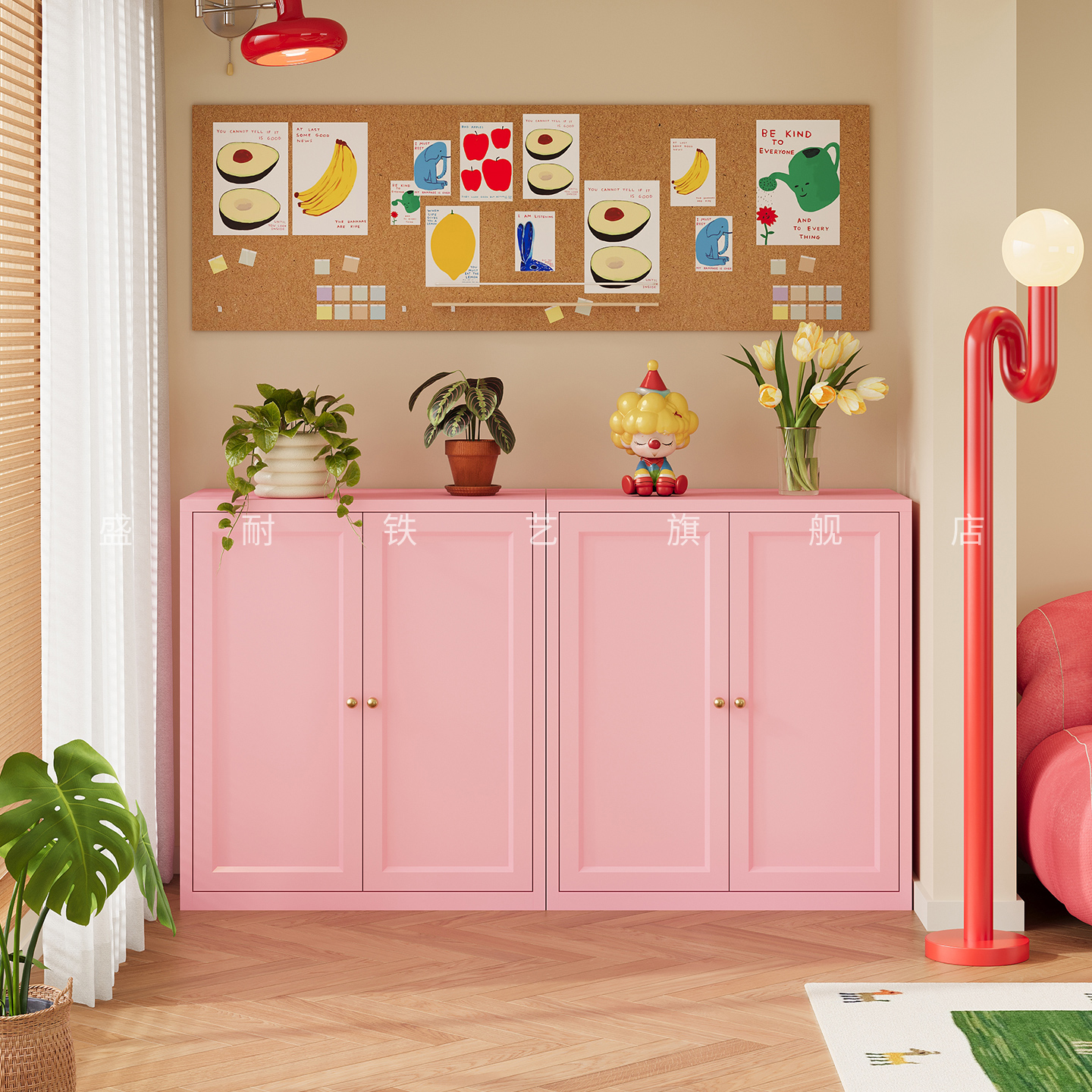 钢制家用阳台储物柜大容量杂物柜