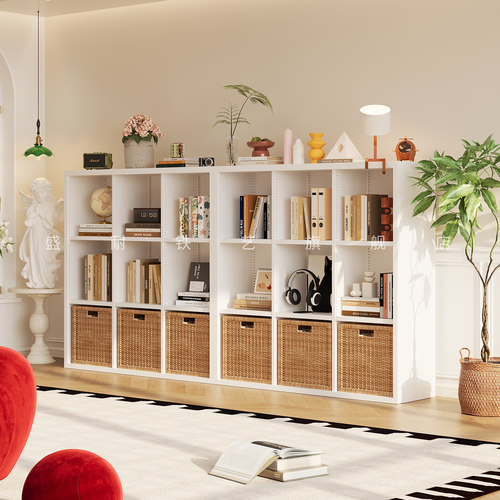 盛耐钢制格子柜自由组合书架书柜