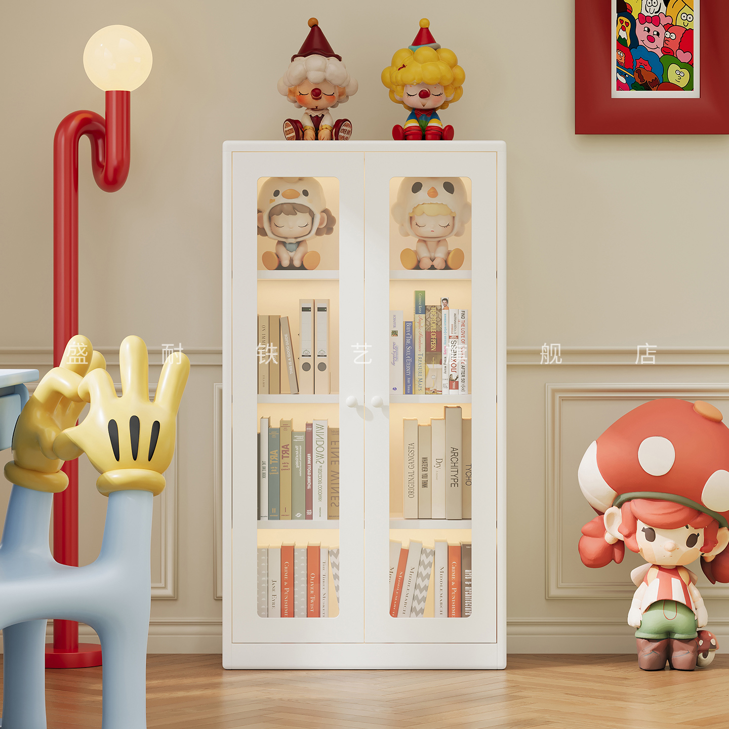 儿童书柜简约现代家用客厅书房柜