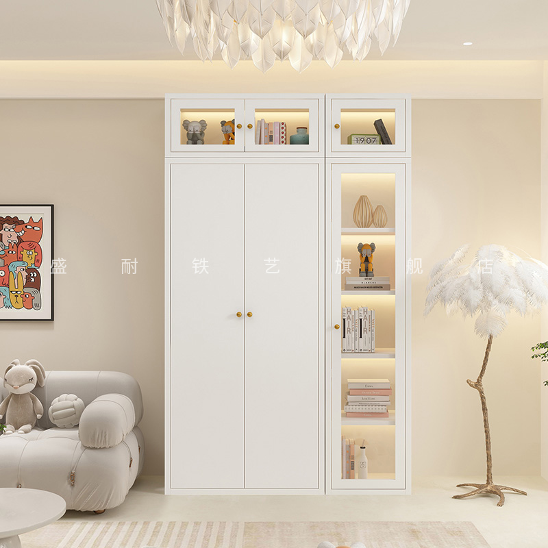 盛耐2.2米高350深铁门书柜