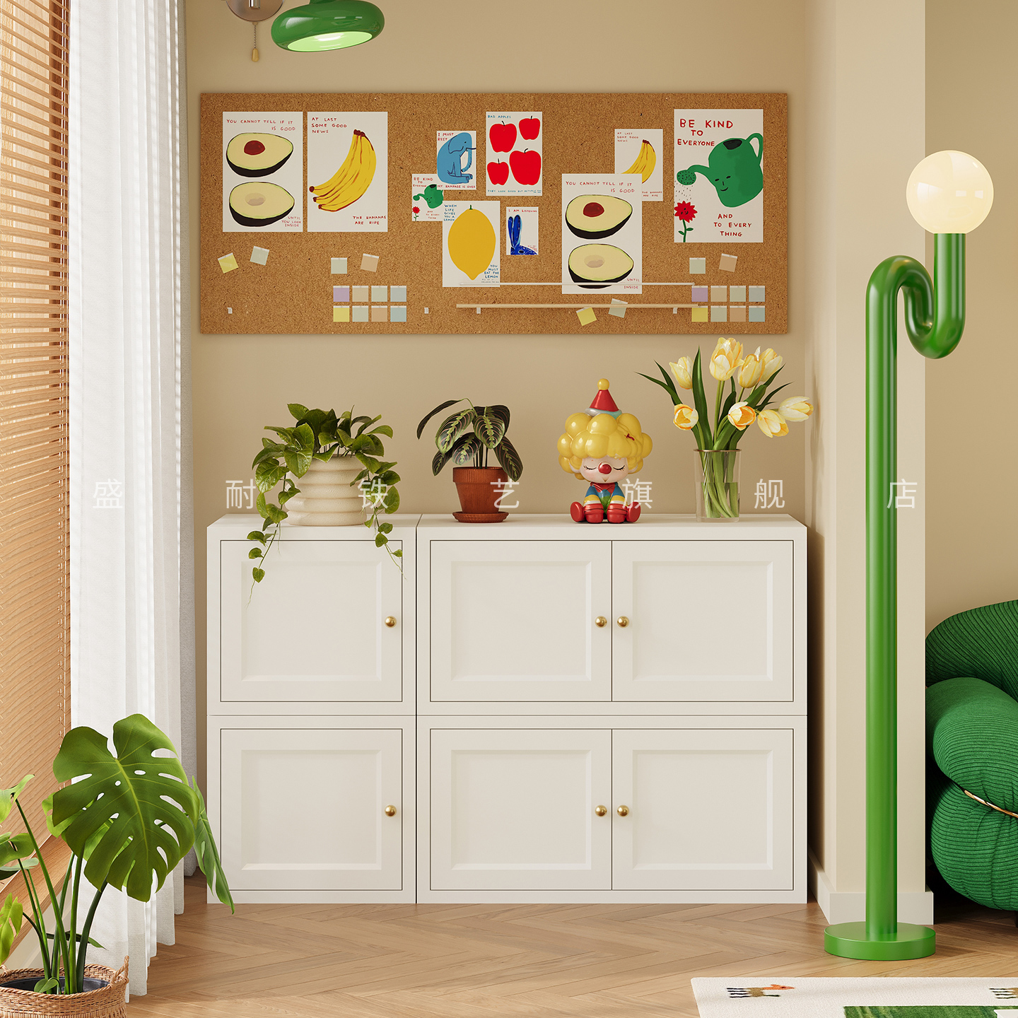 阳台收纳柜防水防晒室外大容量柜