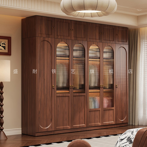 新款加厚2.4米高组合衣柜