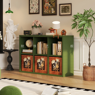 钢制落地铁皮卡莱克格子柜靠墙书架客厅储物柜幼儿园环保无甲醛柜