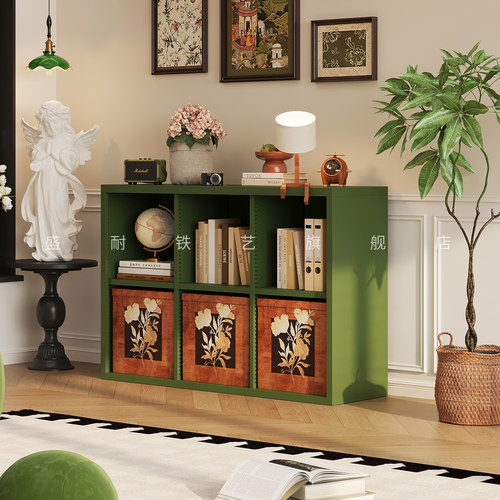 盛耐钢制格子柜自由组合书架书柜