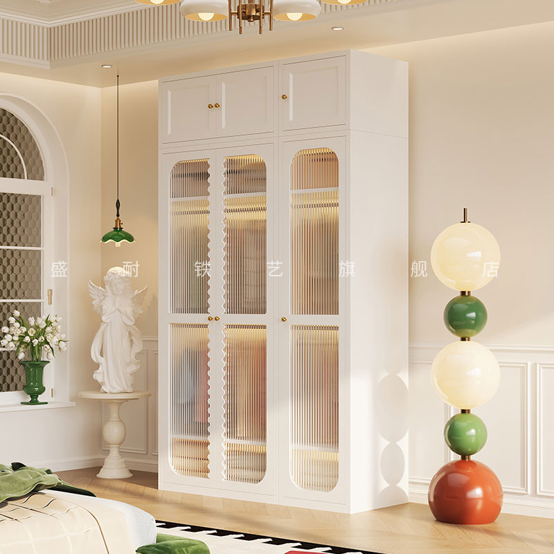 盛耐家用卧室中古大衣橱钢制衣柜