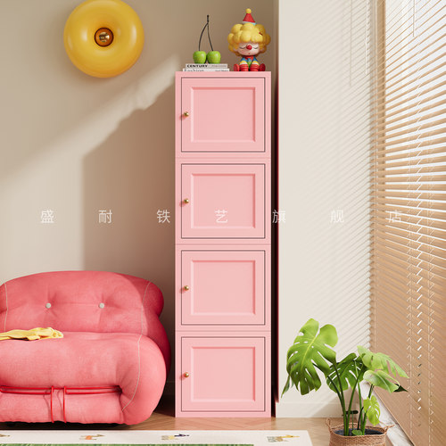 创意钢制书架客厅多层组合小书柜