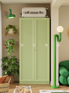 阳台储物柜防水防晒家用户外多功能杂物柜防尘加厚储物柜铁皮柜子