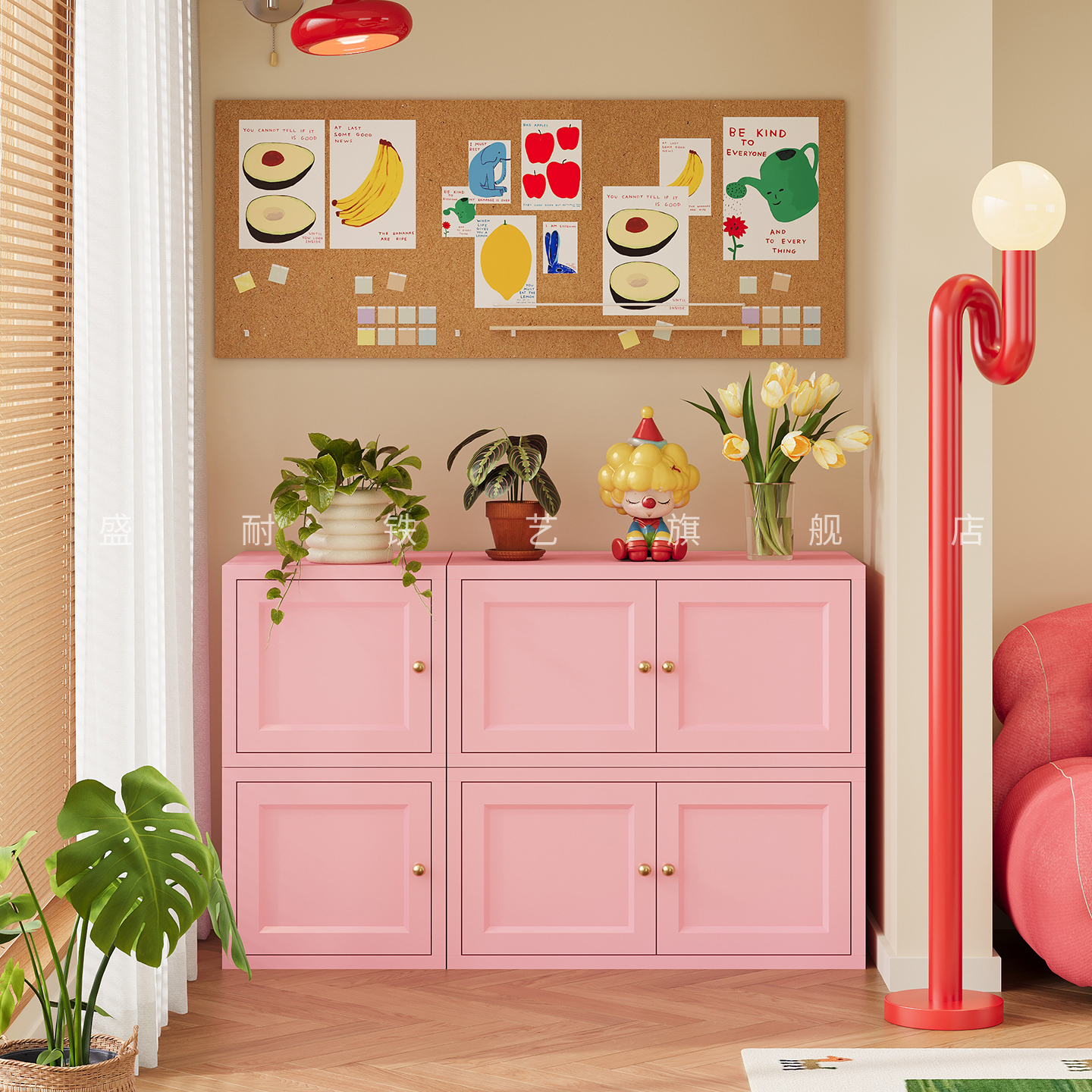 钢制家用阳台储物柜大容量杂物柜