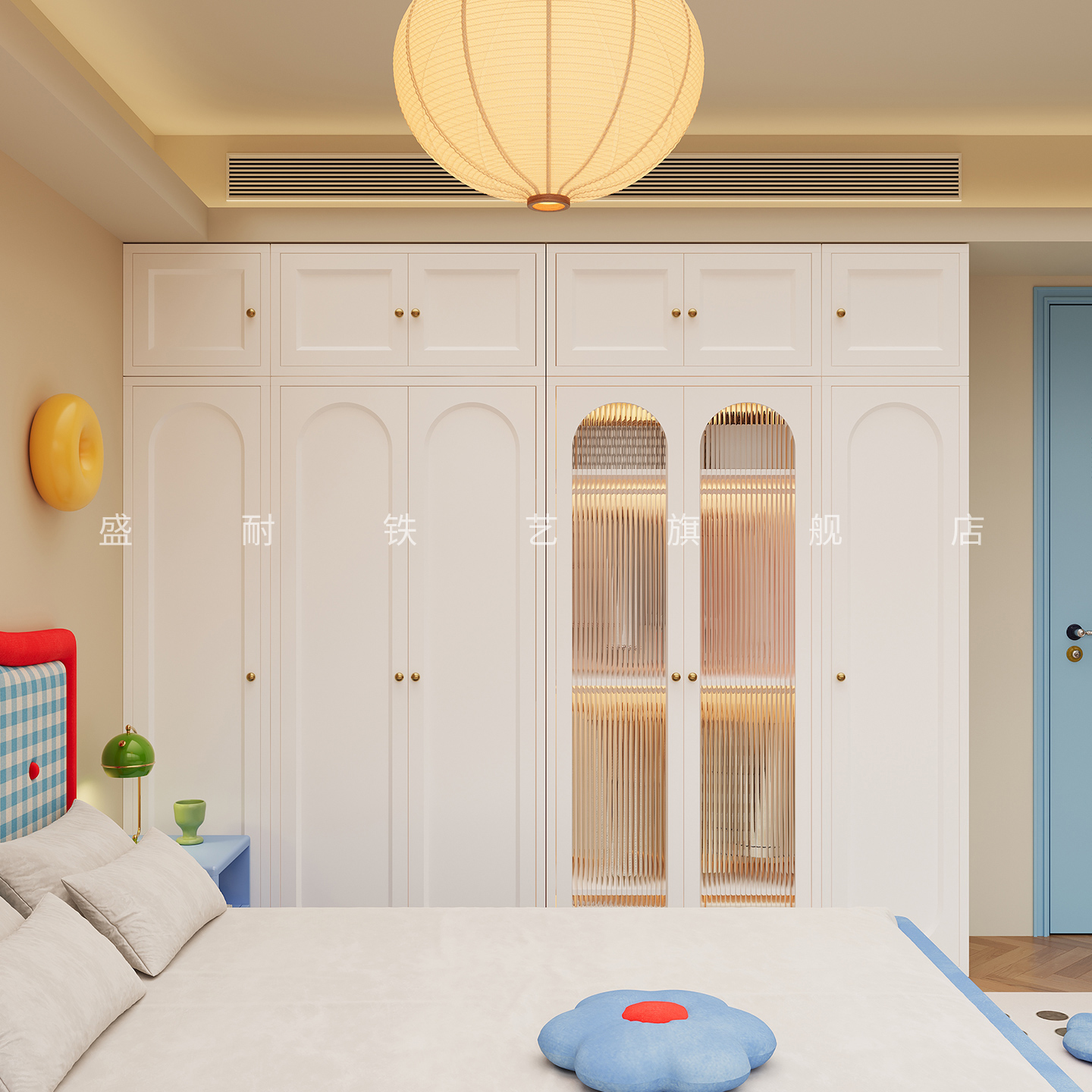 盛耐成品衣柜钢制大衣柜家用衣橱