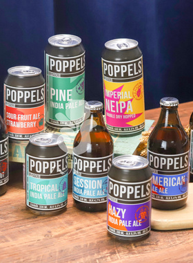 瑞典进口精酿啤酒 波普尔斯帝国双倍干投浑浊IPA帝国世涛黑啤