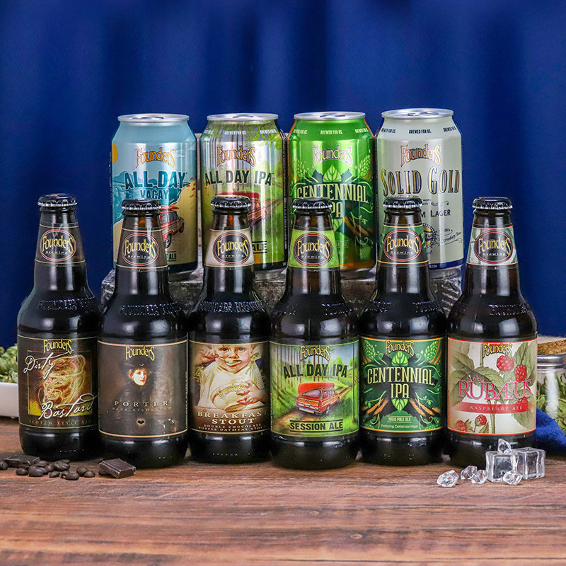 美国进口founders创始者全天ipa早餐世涛波特粗犷男子精酿啤酒