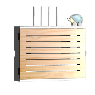 多媒体弱电箱装饰遮挡盒免打孔路由器无线wifi光猫收纳壁挂轻奢