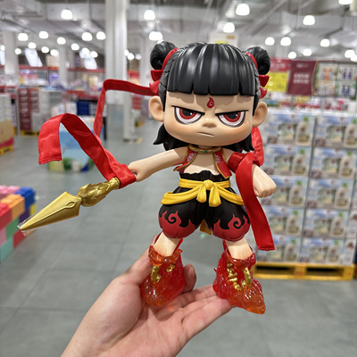 灵动创想灵动创想哪吒之魔童闹海2战斗版搪胶大号手办周边公仔玩