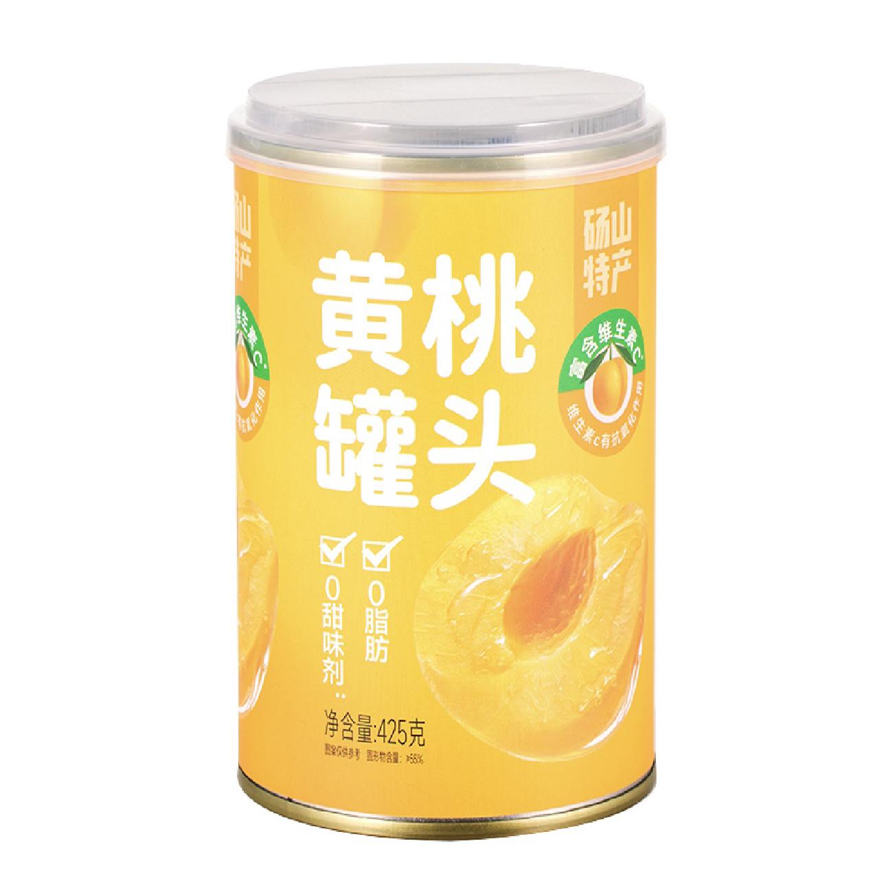 锅圈食汇黄桃罐头425g这一口清甜