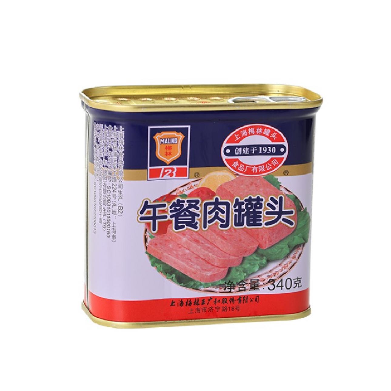 锅圈正宗上海梅林午餐肉罐头340g
