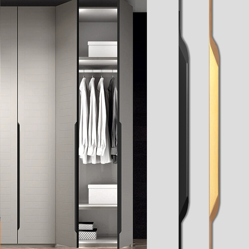 佐耐柜门拇指拉手长款门缝把手