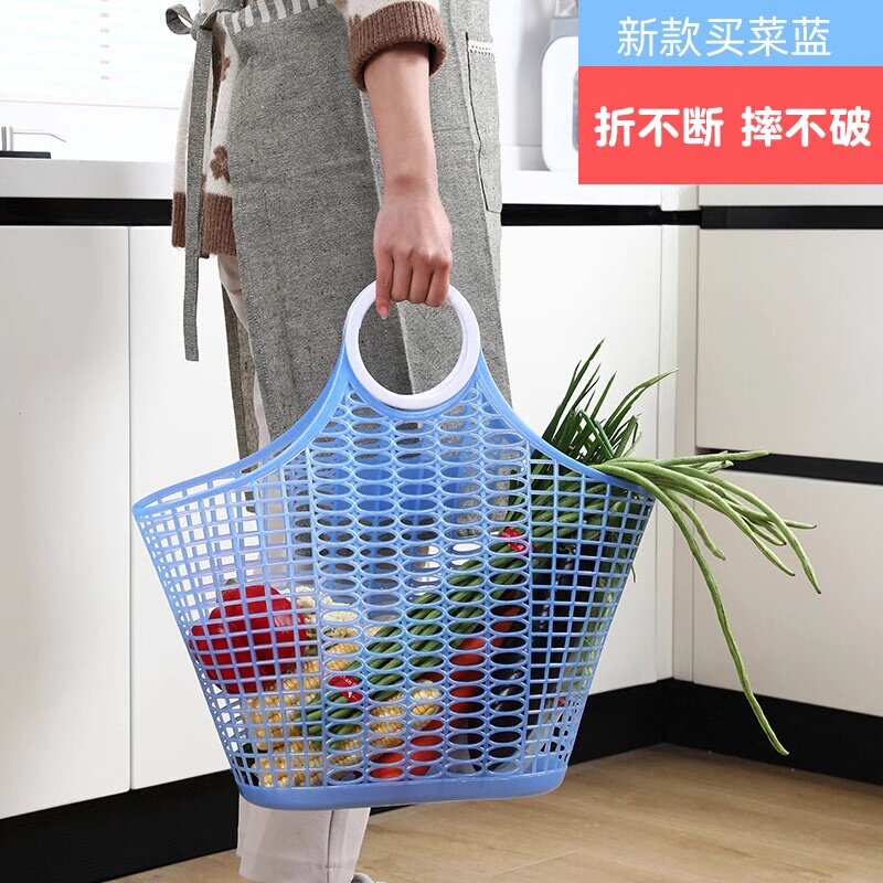 买菜篮子大号手提野餐篮子收纳篮图片