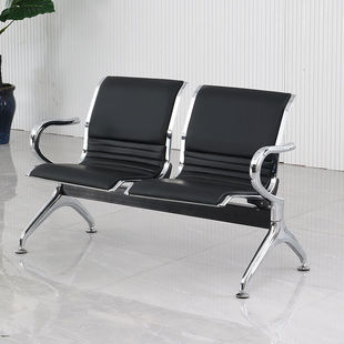 奈高连排椅机场椅公共座椅长椅银行医院等候椅输液椅休闲排椅-2人