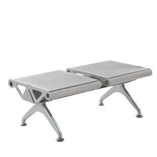 奈高平板连排医院机场椅无靠背营业厅银行等候椅休闲时尚公共座椅