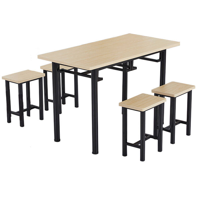 奕多美食堂餐桌椅一桌四凳圆管防火板长方形饭桌学校工厂餐桌YDM-,商业/办公家具,食堂餐桌椅,淘宝优惠券,粉丝福利购,淘宝优惠卷