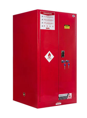 奕多美GA双锁防爆柜PP内衬红色60加仑耐酸耐腐蚀试剂柜储存柜YDM-