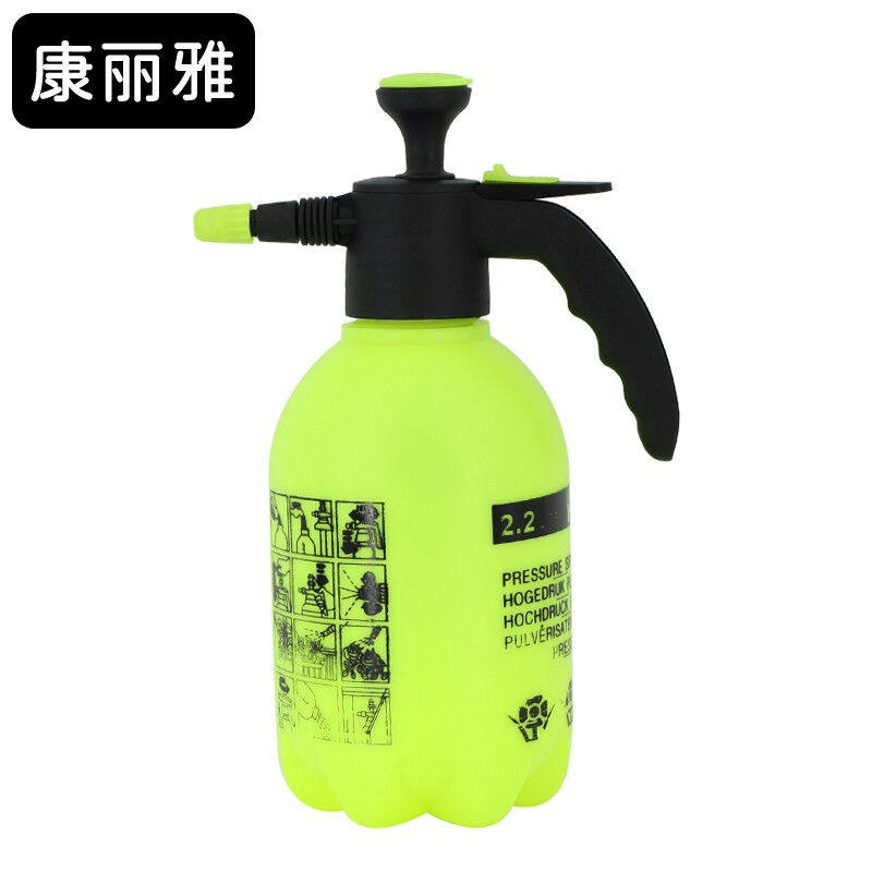康丽雅K-0038气压刻度喷雾瓶消毒大号清洁洒水壶2.2L颜色随