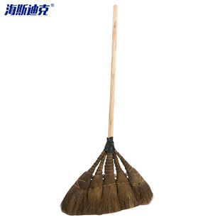 海斯迪克HKW-145工业用棕扫把木柄棕树皮扫把棕毛扫帚扫把优质棕