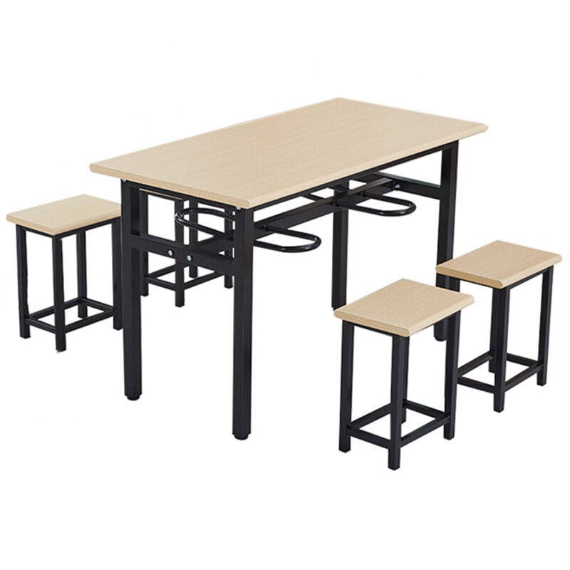 奕多美食堂餐桌椅一桌四凳方管防火板长方形饭桌学校工厂餐桌YDM-,商业/办公家具,食堂餐桌椅,淘宝优惠券,粉丝福利购,淘宝优惠卷