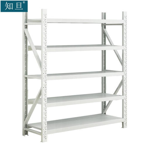 知旦LL1081仓储货架2250*600*2500mm大型储物架五层灰白色定制款