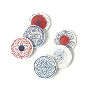 时器 北欧风 硅藻泥陶瓷杯垫 隔热垫 吸水杯垫 ins风简约 茶杯垫