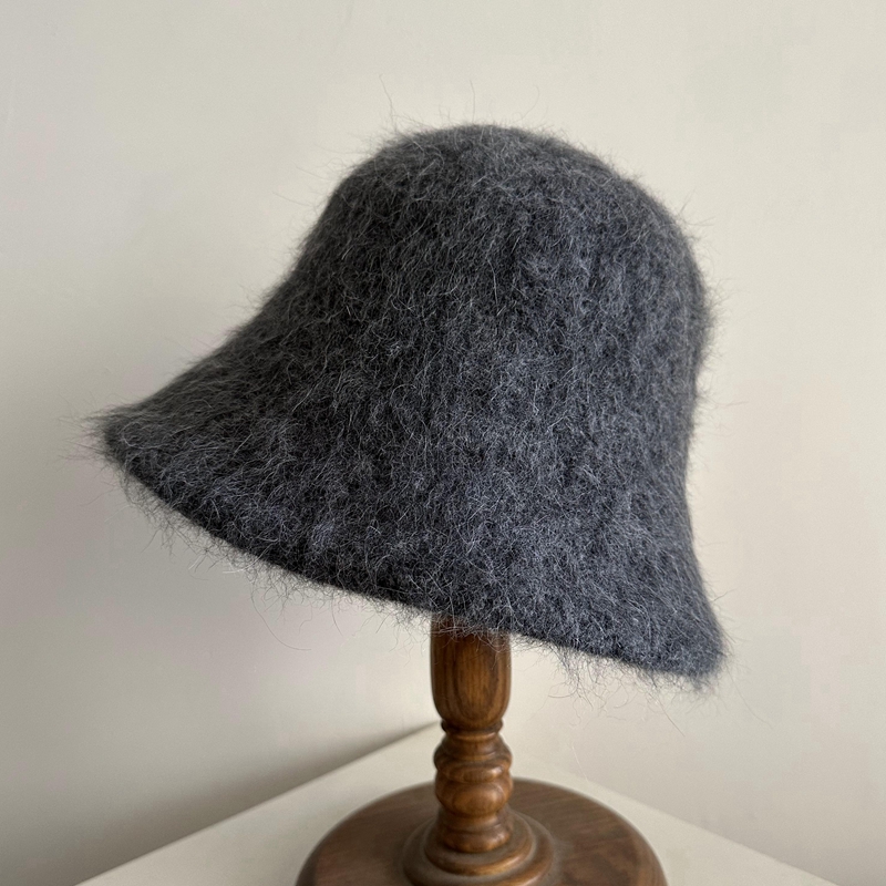 安哥拉兔毛羊毛混纺渔夫帽