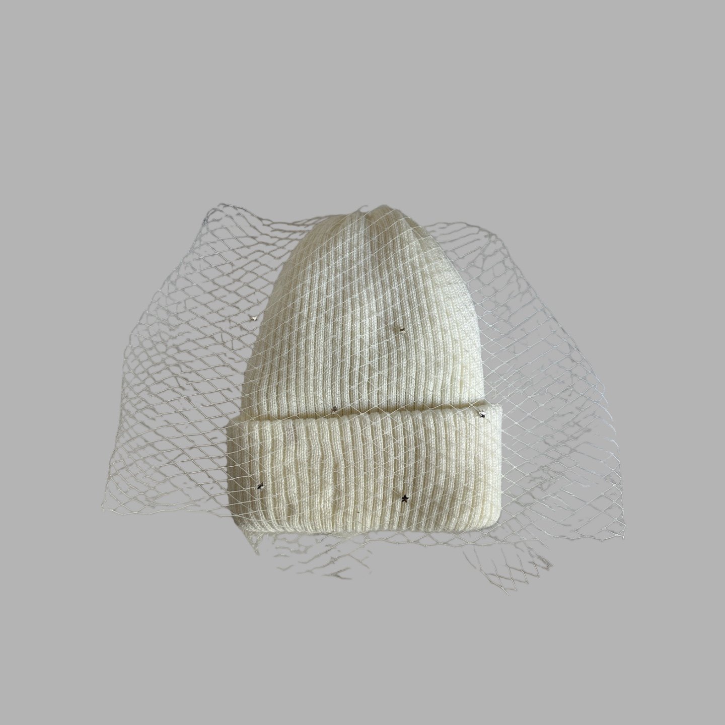 白色毛线帽针织帽手工网纱女士保暖设计师款潮韩版显脸小带钻高级,服饰配件/皮带/帽子/围巾,帽子,淘宝优惠券,粉丝福利购,淘宝优惠卷