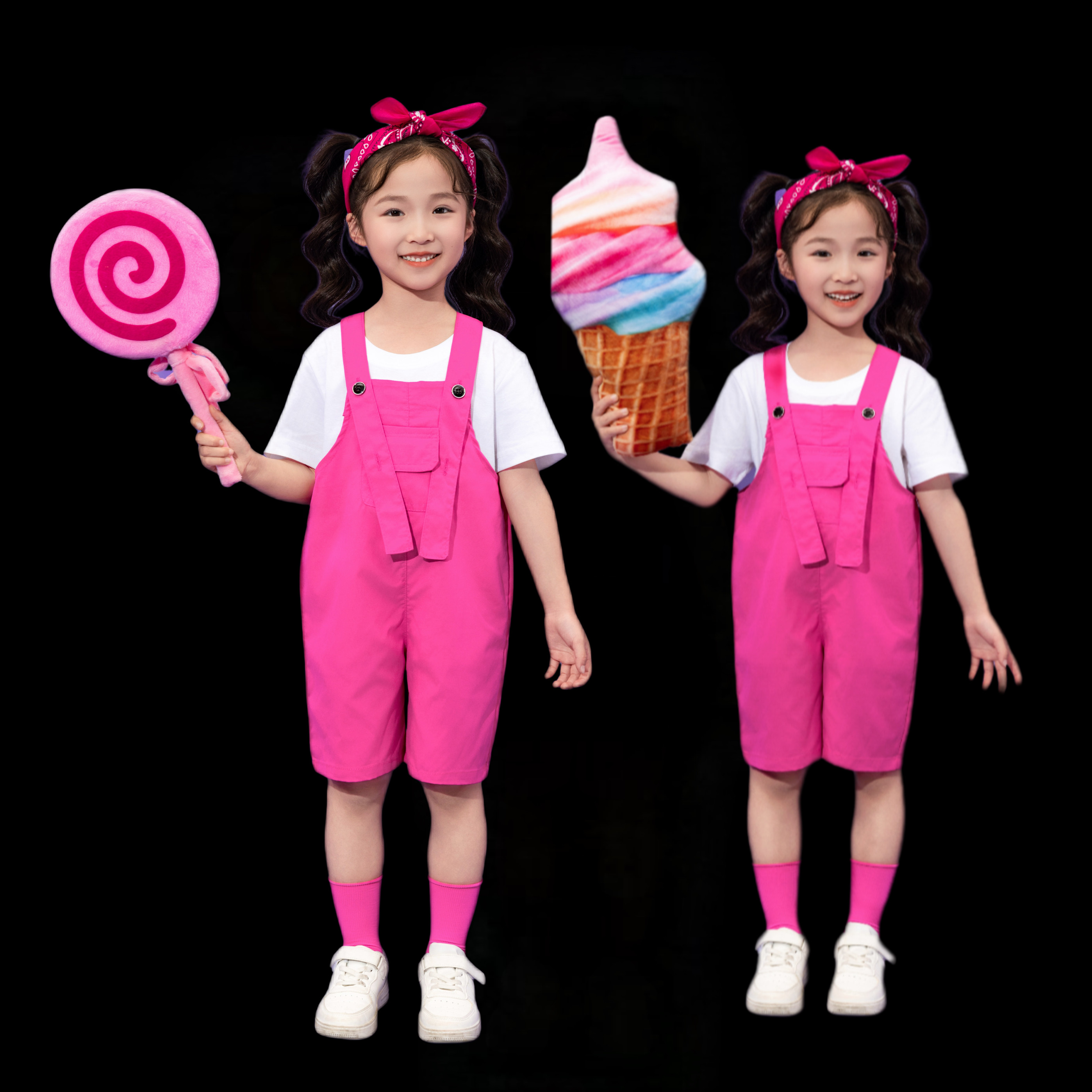 冰淇淋的味道演出服道具小雪糕舞蹈表演幼儿园小班棒棒糖可爱服装