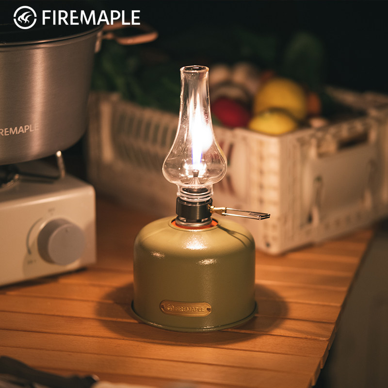 火枫露营灯户外玲珑照明灯汽灯燃气烛灯复古氛围灯野营帐篷灯烛灯