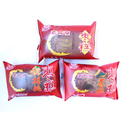 老北京枣糕铂宇核桃芝麻蜜枣口味蛋糕糕点早餐下午茶老人儿童山东