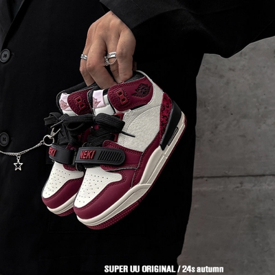 安哥拉红秋新款气垫儿童高帮运动板鞋韩版男女童休闲鞋学生跑步鞋