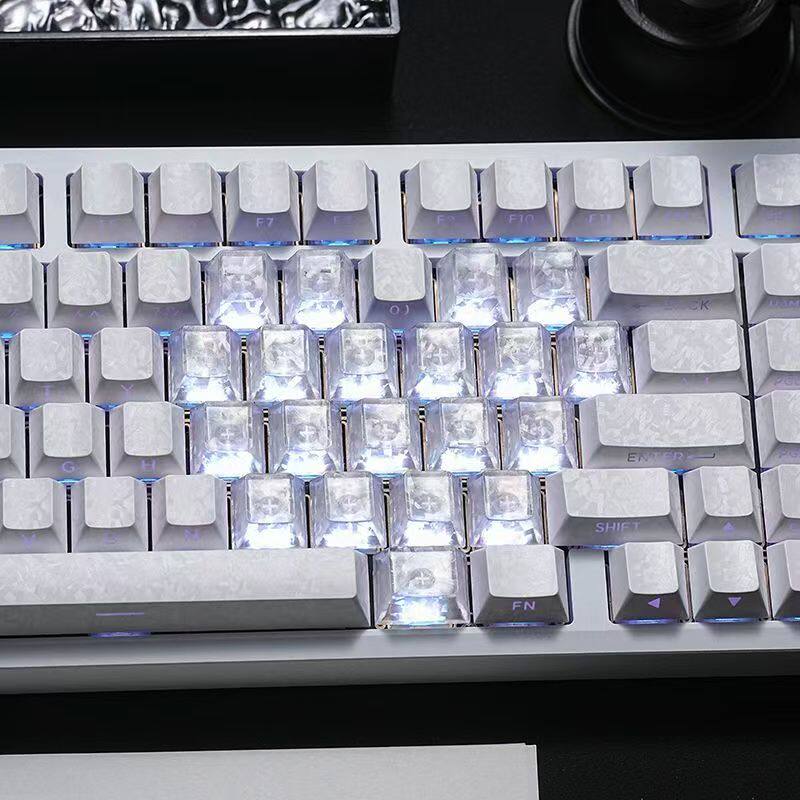 狼竞PC原厂高度爱心磁轴键帽