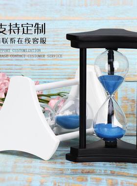 流沙瓶计时器10/30/60分钟儿童学习个性定制刻字沙漏摆件新年礼物
