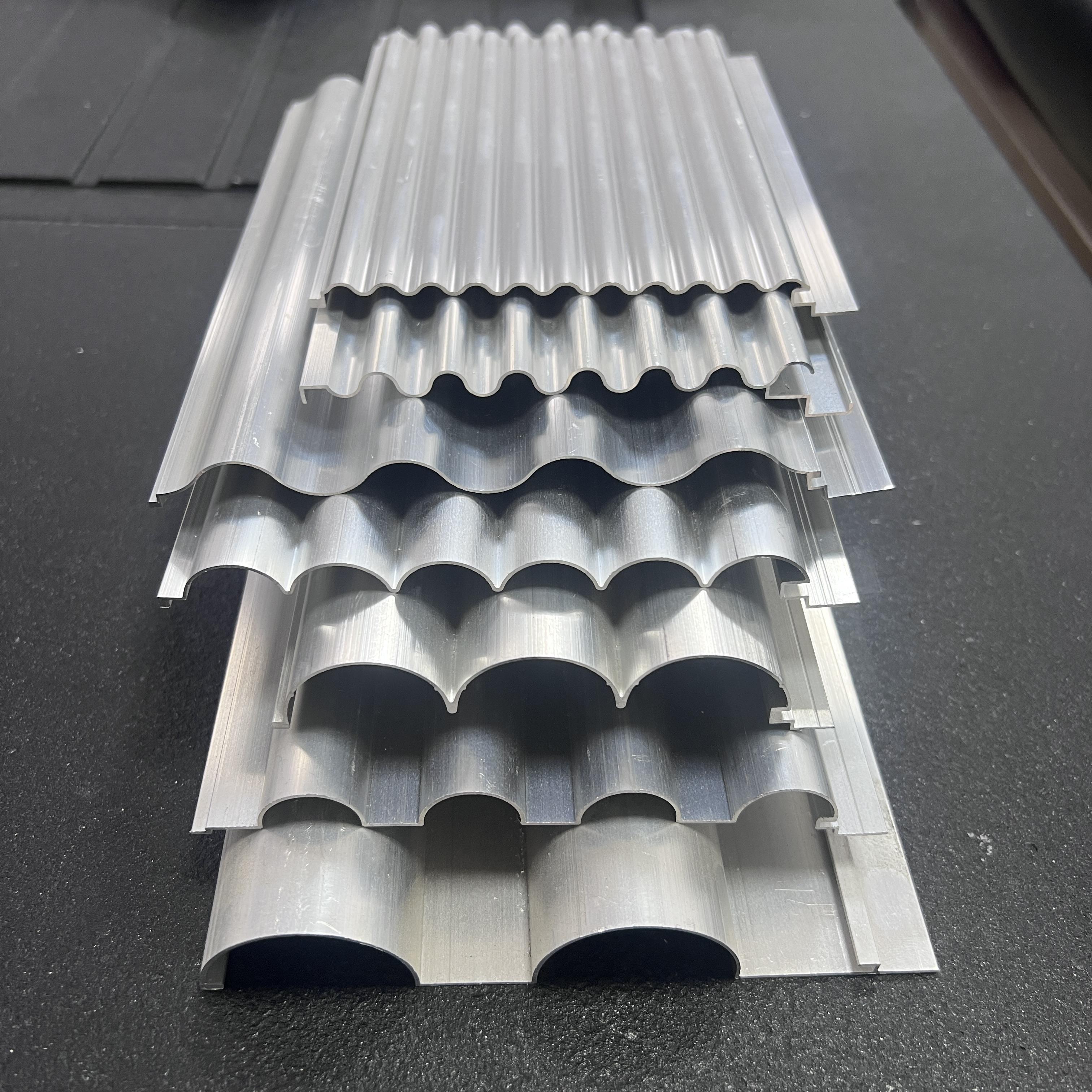 铝合金波浪板连锁店招牌门头格栅金属型材背景幕墙装饰瓦楞长城板