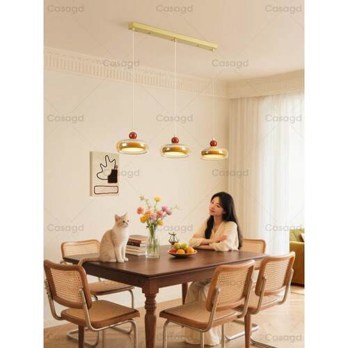 法国中世纪风格创意个性吊灯经典覆古一字带卧室餐厅酒吧台灯Casa