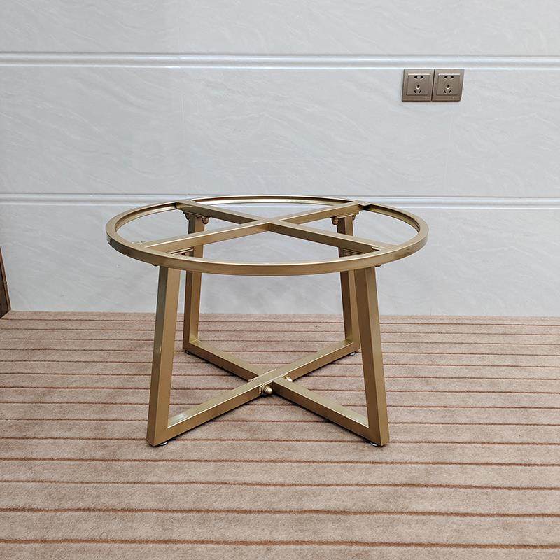 简约可定制桌子腿铁艺桌腿支架桌脚边几茶几脚支撑架圆桌餐桌底座